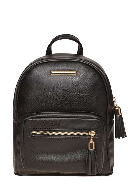 Black Zip Around Backpack